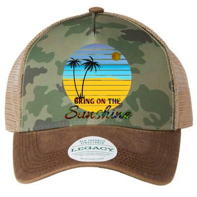 Bring On The Sunshine Beach Vacation Summer Meaningful Gift Legacy Tie Dye Trucker Hat