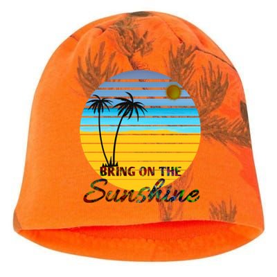 Bring On The Sunshine Beach Vacation Summer Meaningful Gift Kati - Camo Knit Beanie