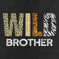 Brother Of The Wild One Zoo Birthday Safari Jungle Animal Adult Drive Performance Visor