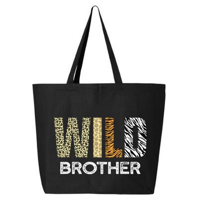 Brother Of The Wild One Zoo Birthday Safari Jungle Animal 25L Jumbo Tote