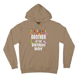 Brother Of The Birthday Dino Theme Bday Party Hoodie