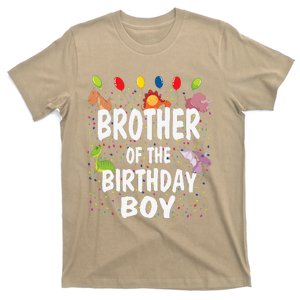 Brother Of The Birthday Dino Theme Bday Party T-Shirt