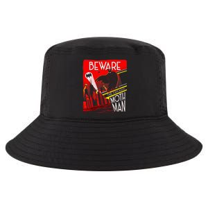 Beware Of The Chicago Mothman! Art Deco Pop Culture Cryptid Cool Comfort Performance Bucket Hat