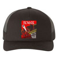 Beware Of The Chicago Mothman! Art Deco Pop Culture Cryptid Yupoong Adult 5-Panel Trucker Hat