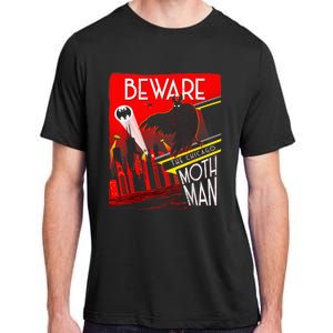 Beware Of The Chicago Mothman! Art Deco Pop Culture Cryptid Adult ChromaSoft Performance T-Shirt