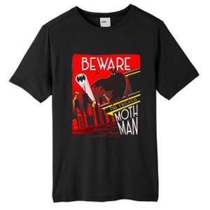 Beware Of The Chicago Mothman! Art Deco Pop Culture Cryptid Tall Fusion ChromaSoft Performance T-Shirt