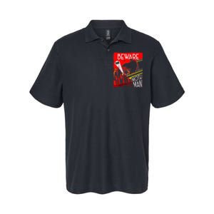 Beware Of The Chicago Mothman! Art Deco Pop Culture Cryptid Softstyle Adult Sport Polo