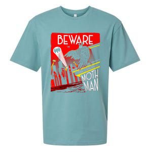 Beware Of The Chicago Mothman! Art Deco Pop Culture Cryptid Sueded Cloud Jersey T-Shirt