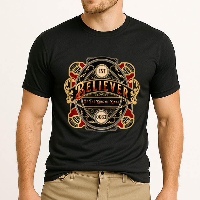 Believer Of The King Of Kings Cooling Performance Crew T-Shirt