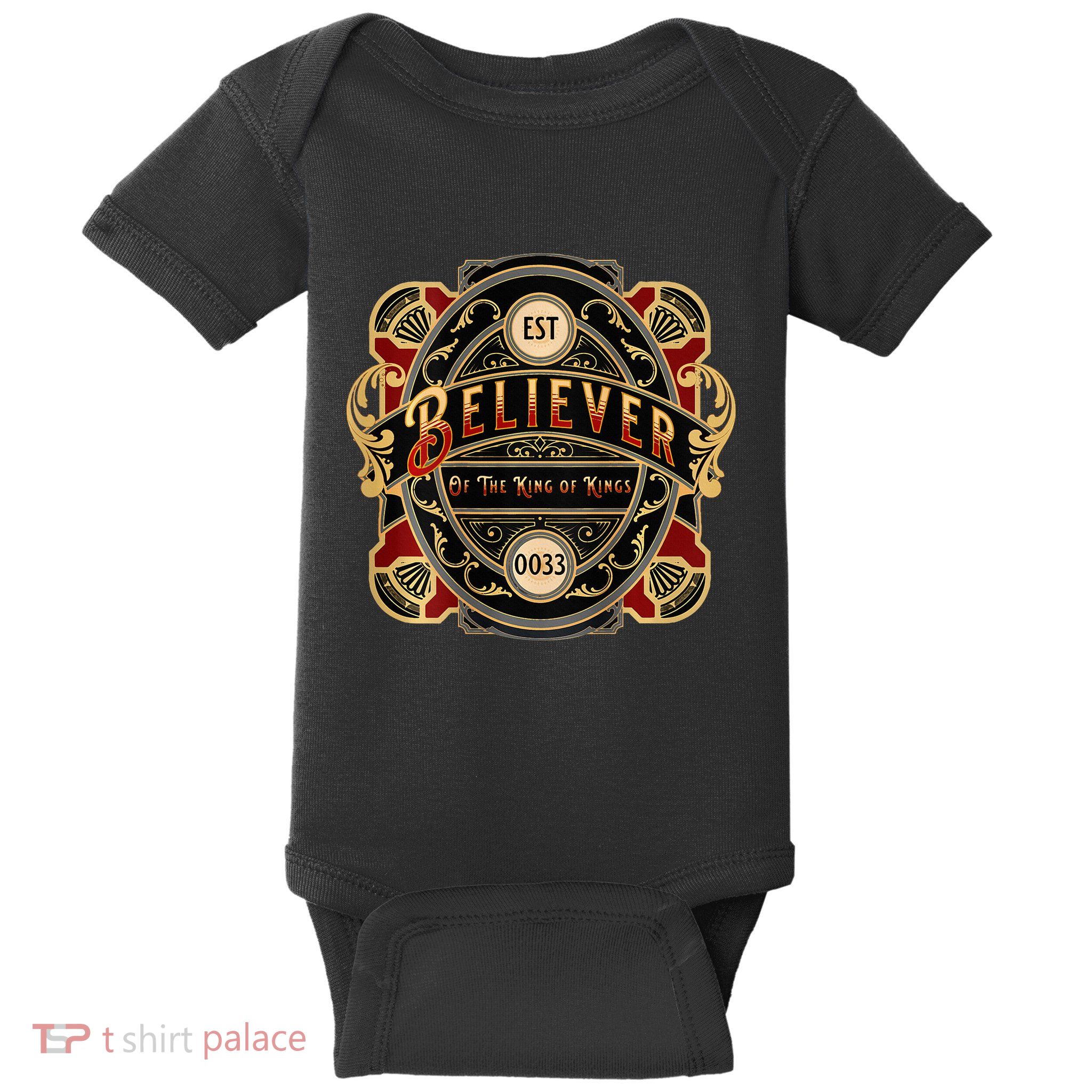 Believer Of The King Of Kings Baby Bodysuit
