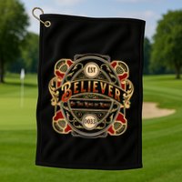 Believer Of The King Of Kings Golf Towel
