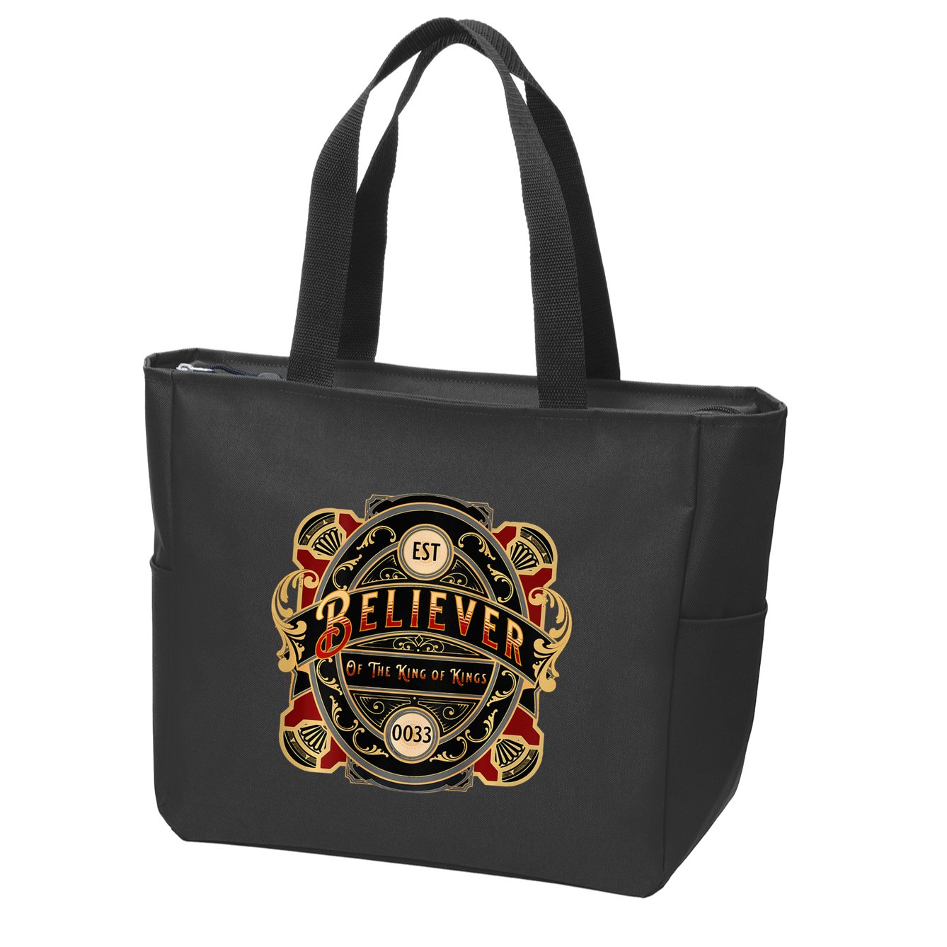 Believer Of The King Of Kings Zip Tote Bag