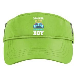 Brother Of The Birthday Boy Matching Video Gamer Birthday Adult Drive Performance Visor