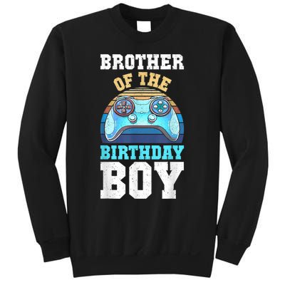 Brother Of The Birthday Boy Matching Video Gamer Birthday Sweatshirt