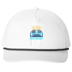 Brother Of The Birthday Boy Matching Video Gamer Birthday Snapback Five-Panel Rope Hat