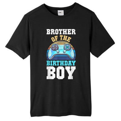 Brother Of The Birthday Boy Matching Video Gamer Birthday Tall Fusion ChromaSoft Performance T-Shirt