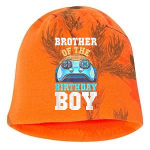 Brother Of The Birthday Boy Matching Video Gamer Birthday Kati - Camo Knit Beanie