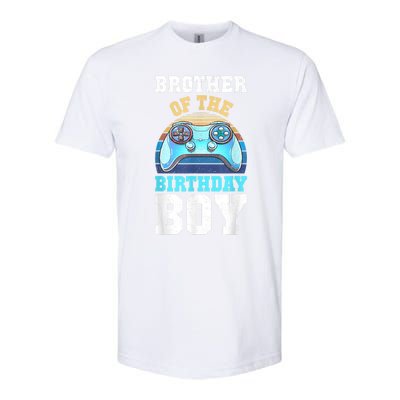 Brother Of The Birthday Boy Matching Video Gamer Birthday Softstyle CVC T-Shirt