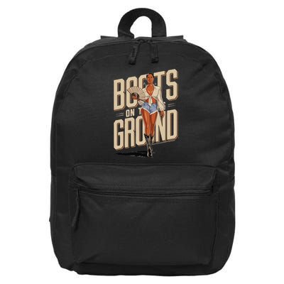Boots On The Ground Bold Empowering Style 16 in Basic Backpack