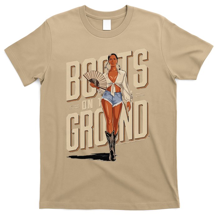 Boots On The Ground Bold Empowering Style T-Shirt