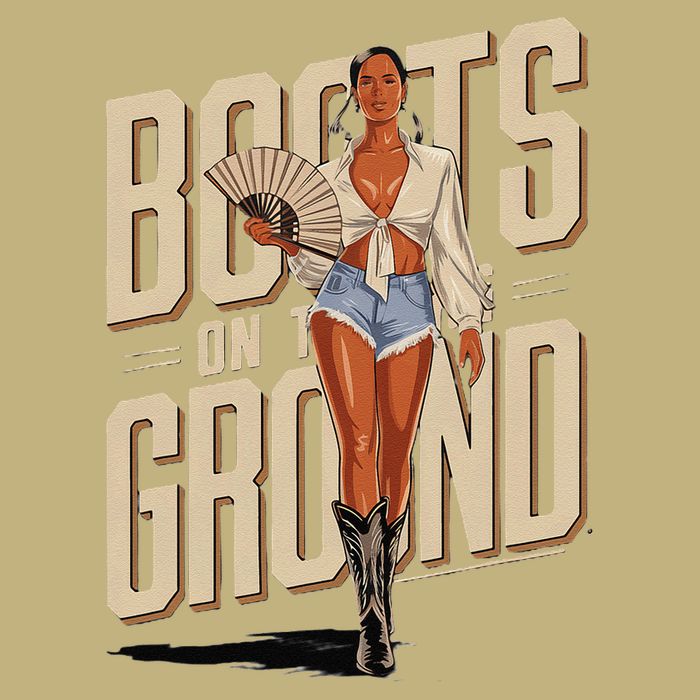 Boots On The Ground Bold Empowering Style Mousepad