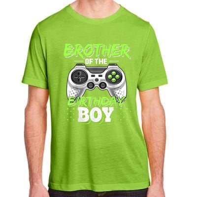 Brother Of The Birthday Boy Matching Video Game Birthday Adult ChromaSoft Performance T-Shirt