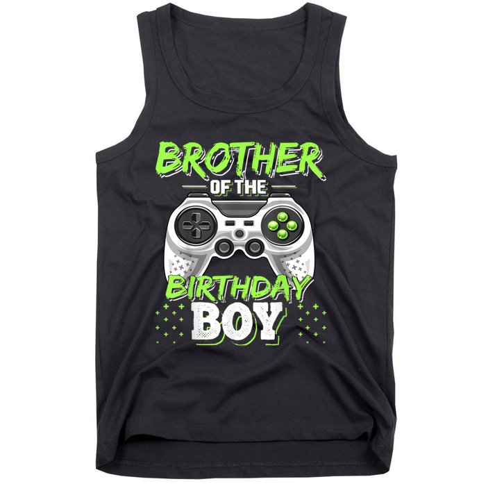 Brother Of The Birthday Boy Matching Video Game Birthday Tank Top