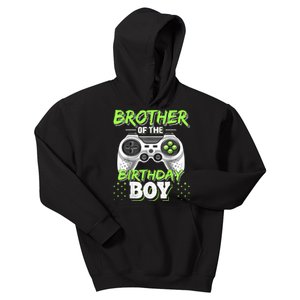 Brother Of The Birthday Boy Matching Video Game Birthday Kids Hoodie