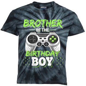 Brother Of The Birthday Boy Matching Video Game Birthday Kids Tie-Dye T-Shirt