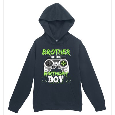 Brother Of The Birthday Boy Matching Video Game Birthday Urban Pullover Hoodie