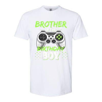 Brother Of The Birthday Boy Matching Video Game Birthday Softstyle CVC T-Shirt