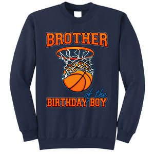 Brother Of The Birthday Boy Basketball Birthday Family Party Sweatshirt