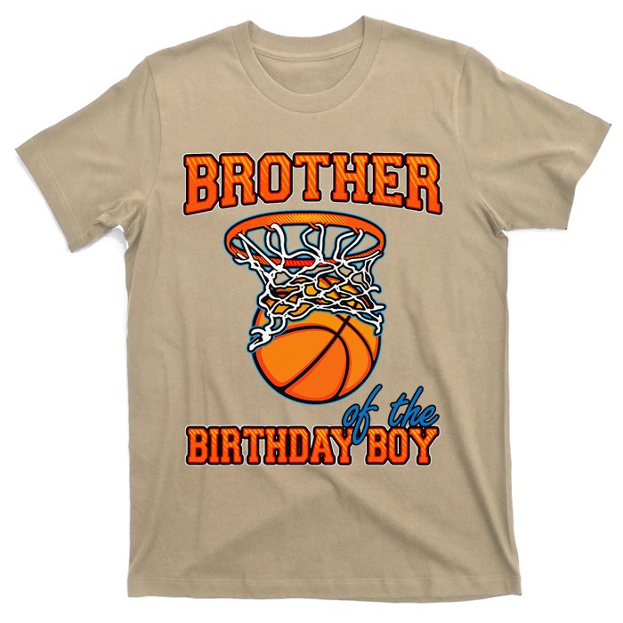 Brother Of The Birthday Boy Basketball Birthday Family Party T-Shirt