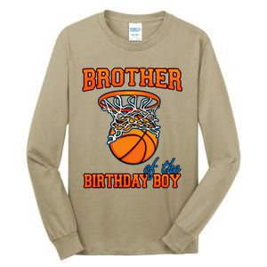 Brother Of The Birthday Boy Basketball Birthday Family Party Tall Long Sleeve T-Shirt