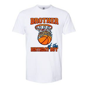 Brother Of The Birthday Boy Basketball Birthday Family Party Softstyle CVC T-Shirt