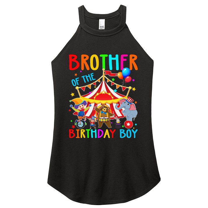 Brother Of The Birthday Carnival Circus Themed Bday Women's Perfect Tri Rocker Tank