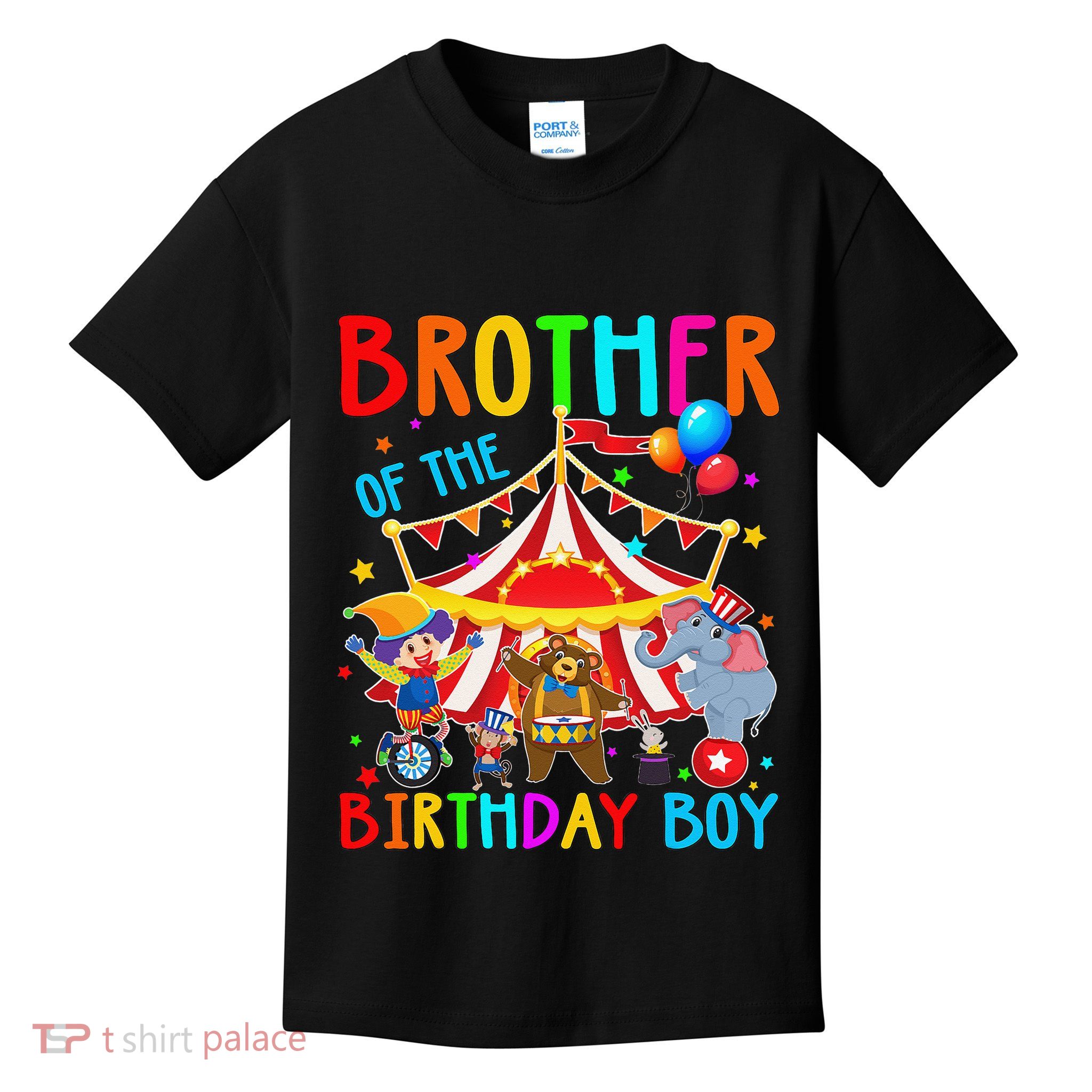 Brother Of The Birthday Carnival Circus Themed Bday Kids T-Shirt
