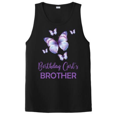 Brother Of The Birthday Butterfly Family 1st Birthday Meaningful Gift PosiCharge Competitor Tank