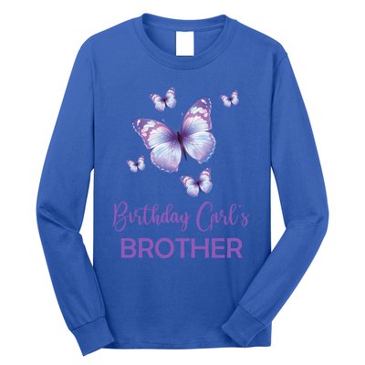 Brother Of The Birthday Butterfly Family 1st Birthday Meaningful Gift Long Sleeve Shirt