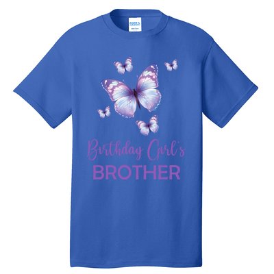 Brother Of The Birthday Butterfly Family 1st Birthday Meaningful Gift Tall T-Shirt