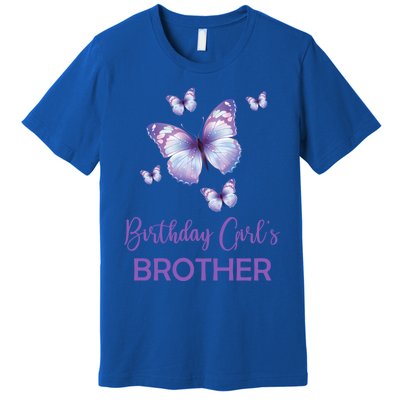 Brother Of The Birthday Butterfly Family 1st Birthday Meaningful Gift Premium T-Shirt