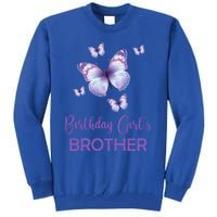 Brother Of The Birthday Butterfly Family 1st Birthday Meaningful Gift Tall Sweatshirt