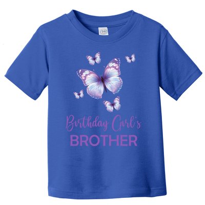 Brother Of The Birthday Butterfly Family 1st Birthday Meaningful Gift Toddler T-Shirt