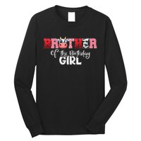 Brother of The Birthday  Cow Family Cow Farm Matching Long Sleeve Shirt