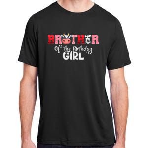 Brother of The Birthday  Cow Family Cow Farm Matching Adult ChromaSoft Performance T-Shirt