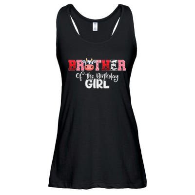 Brother of The Birthday  Cow Family Cow Farm Matching Ladies Essential Flowy Tank