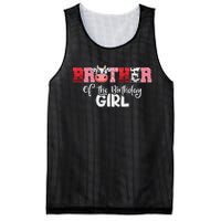 Brother of The Birthday  Cow Family Cow Farm Matching Mesh Reversible Basketball Jersey Tank