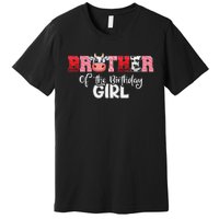 Brother of The Birthday  Cow Family Cow Farm Matching Premium T-Shirt