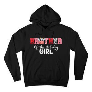 Brother of The Birthday  Cow Family Cow Farm Matching Tall Hoodie