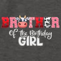 Brother of The Birthday  Cow Family Cow Farm Matching Vector Backpack
